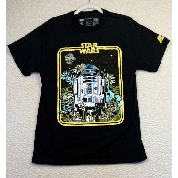 Neff x Star Wars Mens‎ R2-D2 Box Graphic Black Shirt Size Medium - Picture 1 of 7